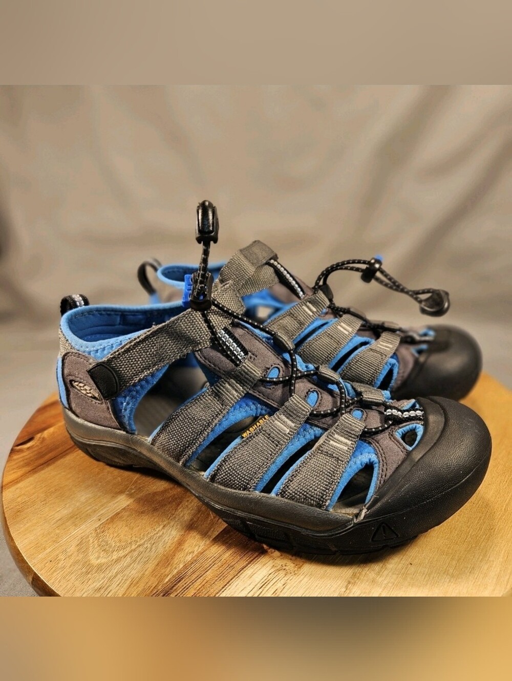 KEEN Kids Newport H2 Sport Sandals kids Size 4 Blue/Gray
